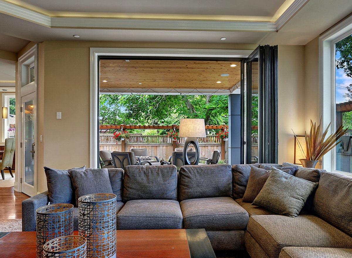 Plan 23938JD: 2-Story 4231 Square Foot Modern House Plan with Outdoor Living Room and Second Floor Deck - Image #7 - Contemporary, Northwest, Prairie