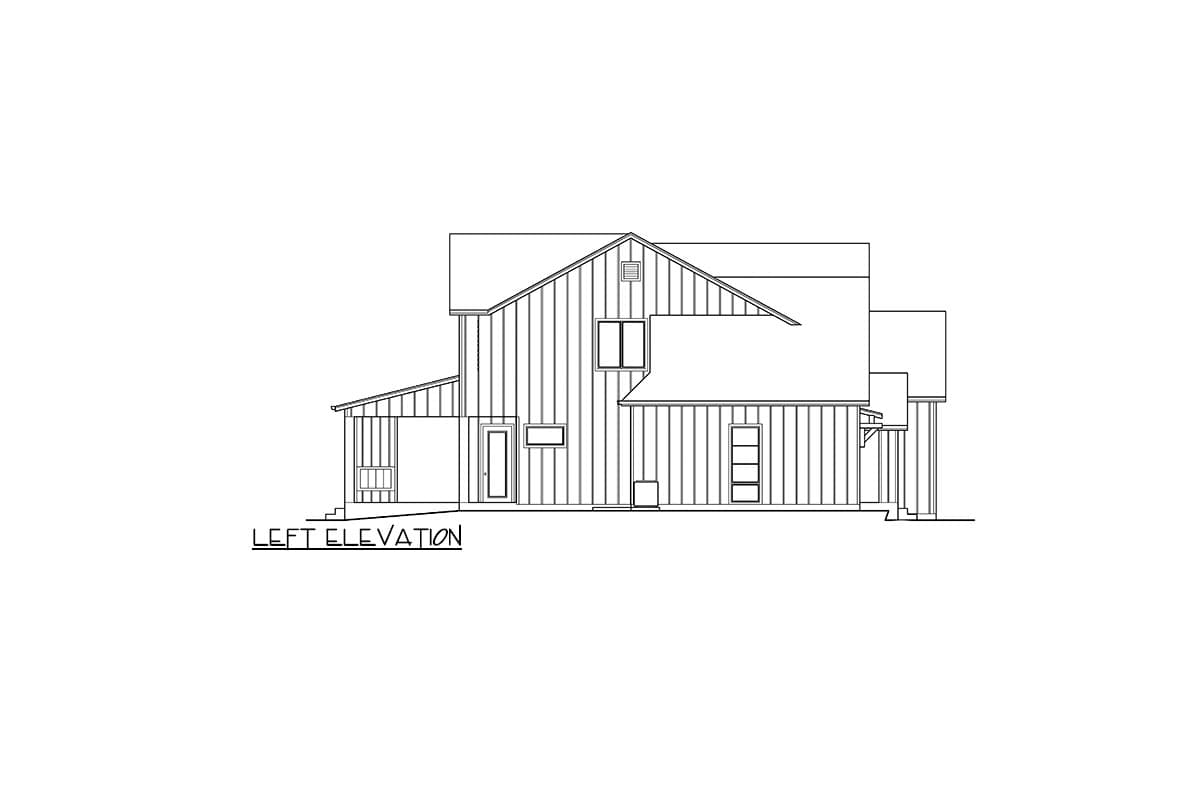 Plan 23939JD: 4100 Square Foot Modern Farmhouse with 2-Story Great Room and Upstairs Rec/Media Room - Image #41 - Contemporary, Modern Farmhouse, New American
