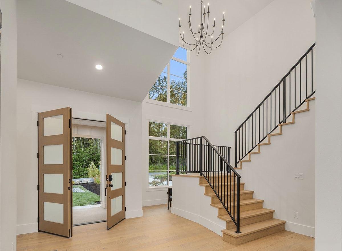 Plan 23939JD: 4100 Square Foot Modern Farmhouse with 2-Story Great Room and Upstairs Rec/Media Room - Image #6 - Contemporary, Modern Farmhouse, New American