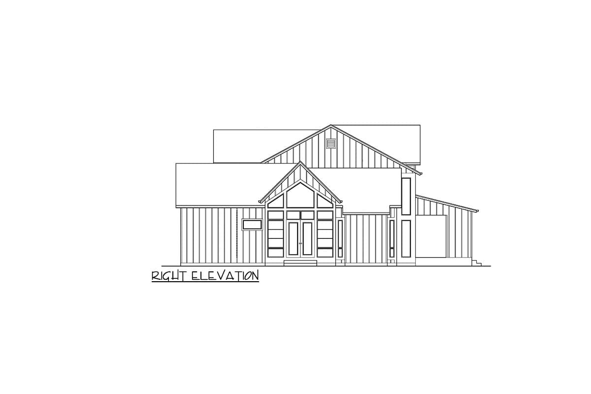 Plan 23939JD: 4100 Square Foot Modern Farmhouse with 2-Story Great Room and Upstairs Rec/Media Room - Image #43 - Contemporary, Modern Farmhouse, New American