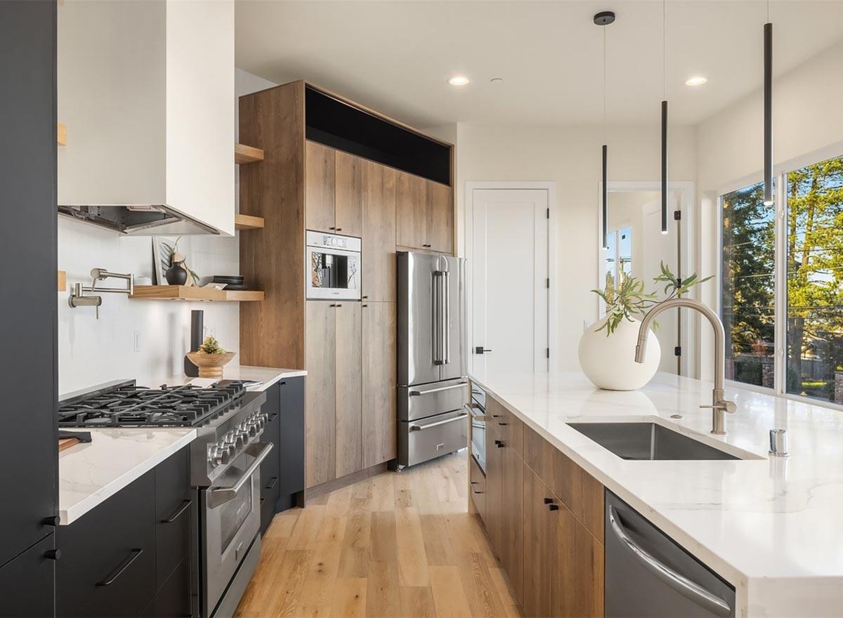 Plan 23940JD: 6 Bed Modern Home Plan for the Triangular Lot with Two Laundry Rooms  - Image #10 - Contemporary, Mid Century Modern, Modern, Northwest