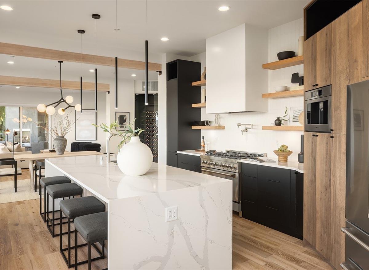 Plan 23940JD: 6 Bed Modern Home Plan for the Triangular Lot with Two Laundry Rooms  - Image #12 - Contemporary, Mid Century Modern, Modern, Northwest