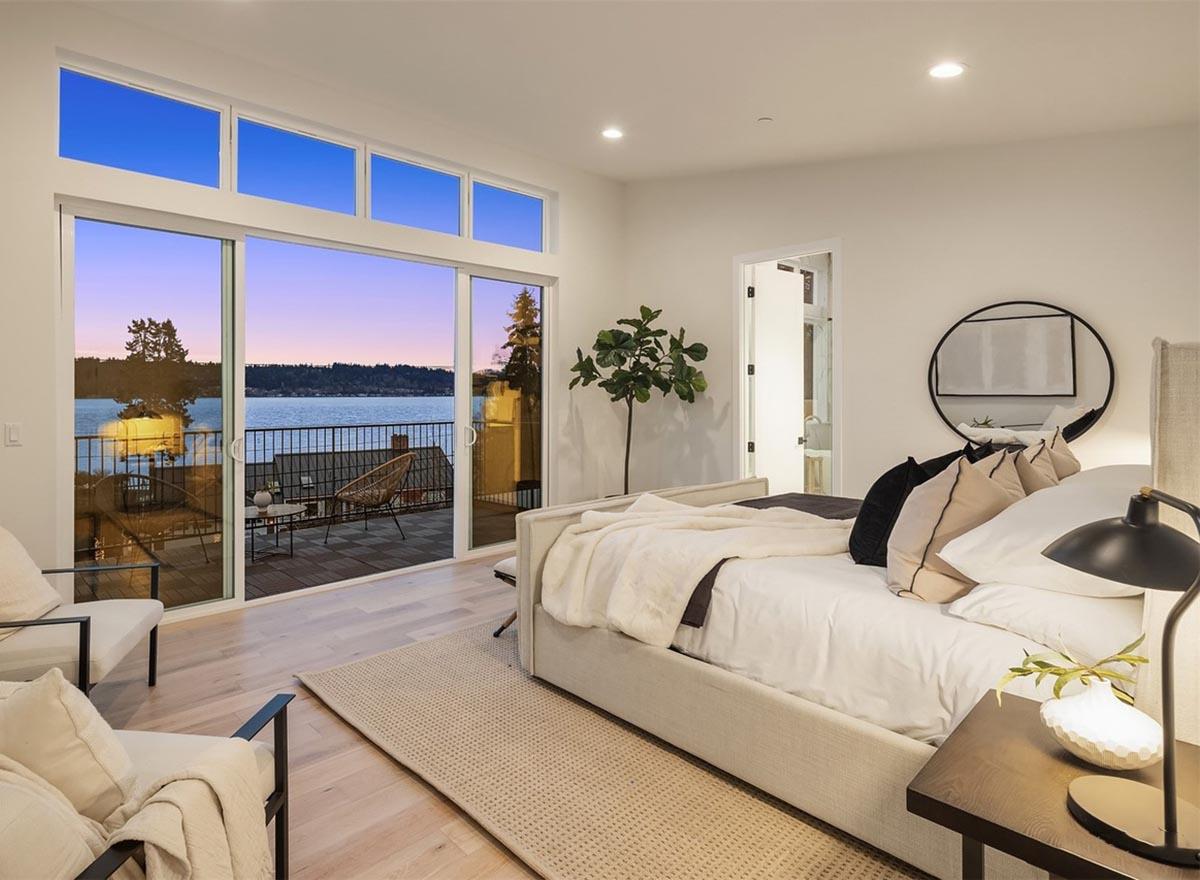 Plan 23940JD: 6 Bed Modern Home Plan for the Triangular Lot with Two Laundry Rooms  - Image #20 - Contemporary, Mid Century Modern, Modern, Northwest