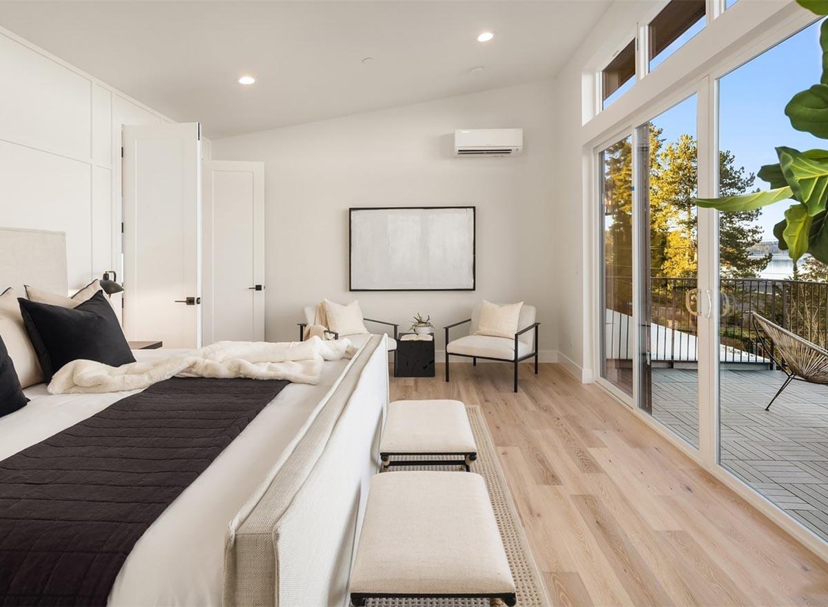 Plan 23940JD: 6 Bed Modern Home Plan for the Triangular Lot with Two Laundry Rooms  - Image #23 - Contemporary, Mid Century Modern, Modern, Northwest