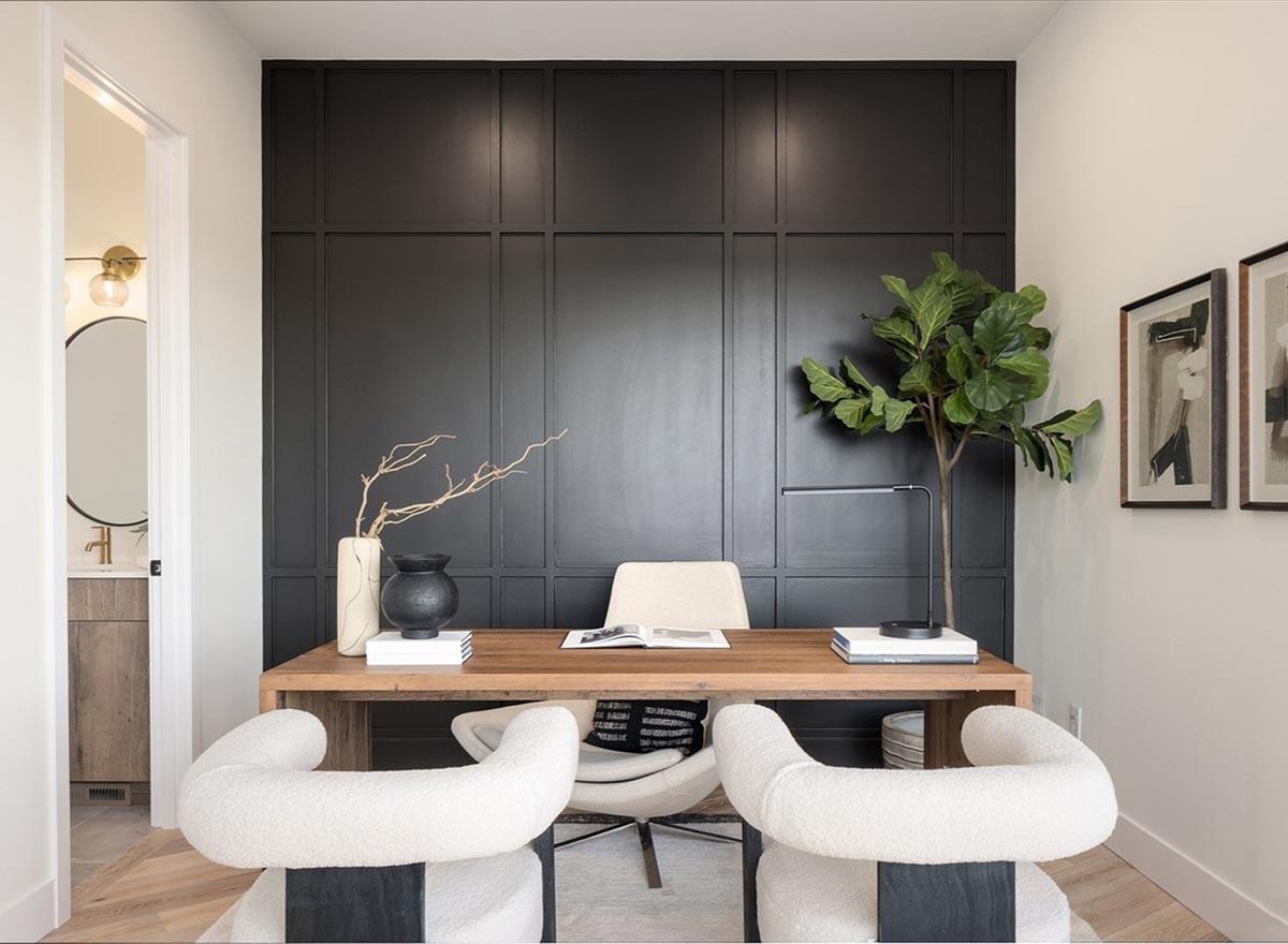 Plan 23940JD: 6 Bed Modern Home Plan for the Triangular Lot with Two Laundry Rooms  - Image #26 - Contemporary, Mid Century Modern, Modern, Northwest