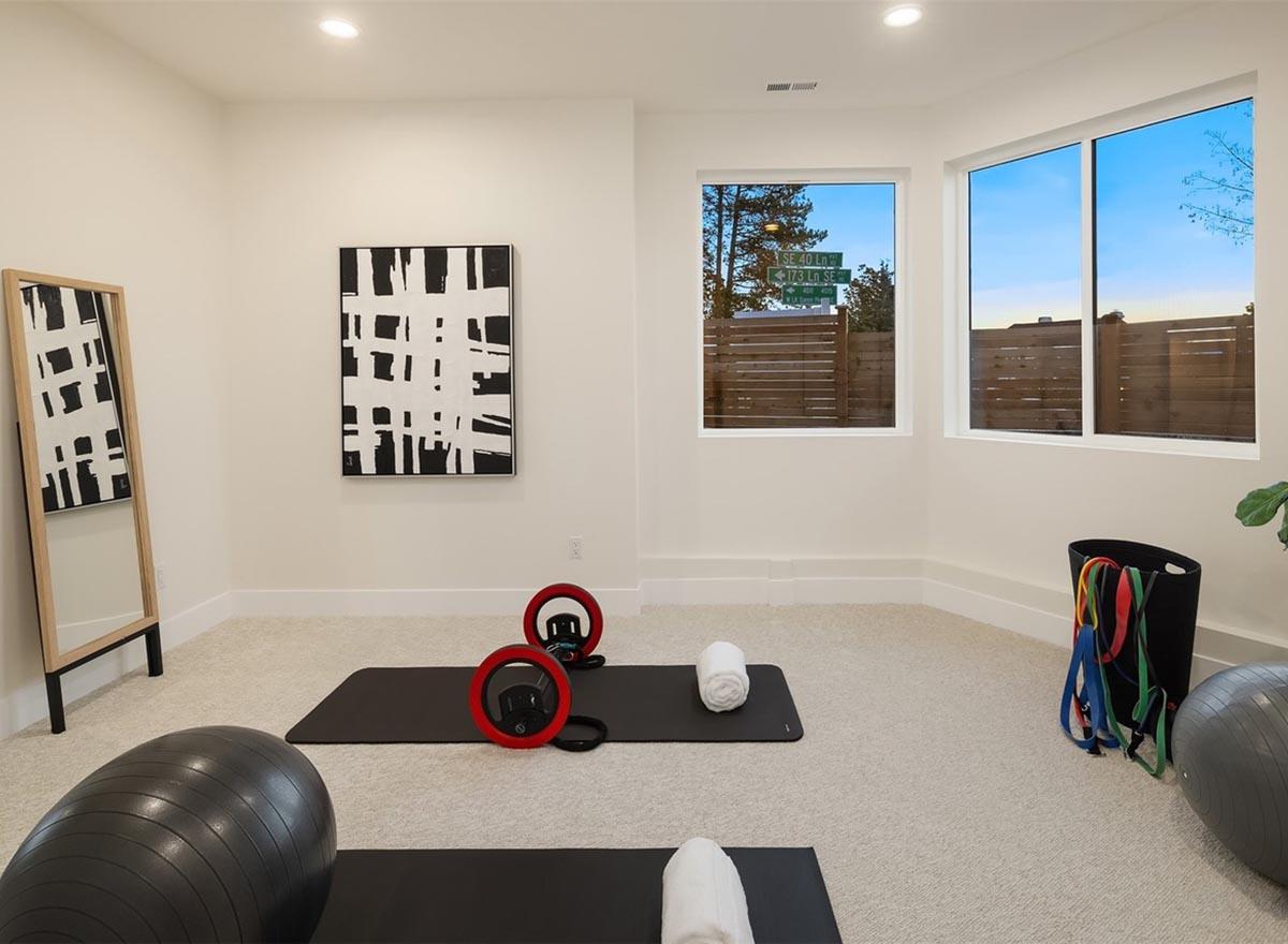 Plan 23940JD: 6 Bed Modern Home Plan for the Triangular Lot with Two Laundry Rooms  - Image #29 - Contemporary, Mid Century Modern, Modern, Northwest