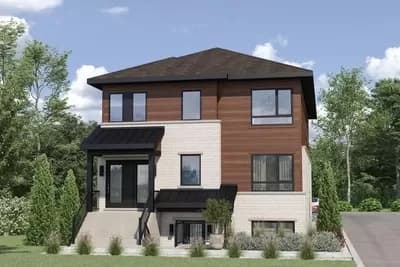 Triplex House Plan with 3-Bed All-Floor Units Under 1400 Square Feet Each