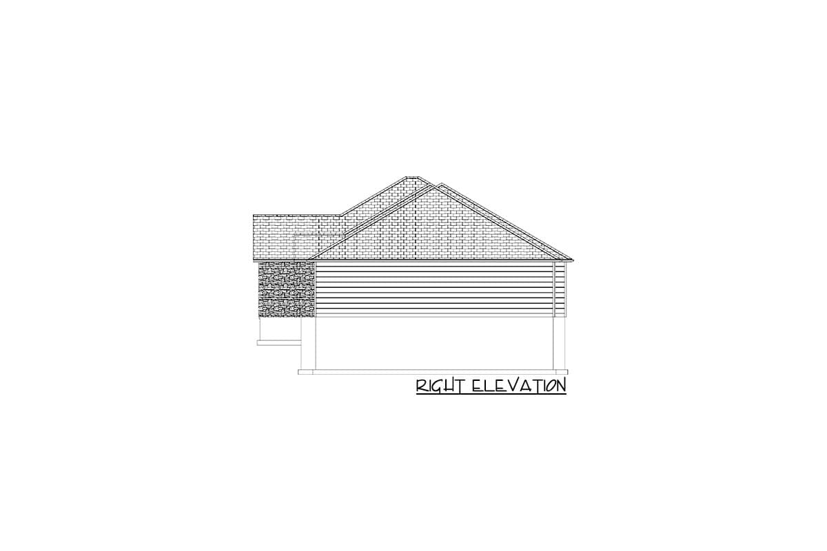 Plan 61460UT: 3-Bed Duplex House Plan with Matching 1900 Sq Ft Units - Image #15 - Country, Ranch, Traditional