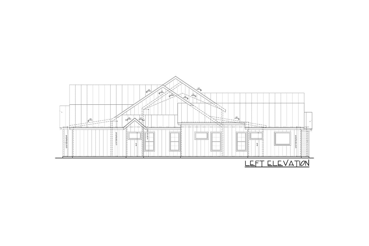 Plan 430088LY: 4251 Square Foot Modern Farmhouse with Guest Casita - Image #6 - Modern Farmhouse, New American, Transitional