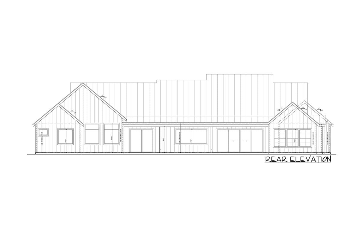 Plan 430088LY: 4251 Square Foot Modern Farmhouse with Guest Casita - Image #7 - Modern Farmhouse, New American, Transitional