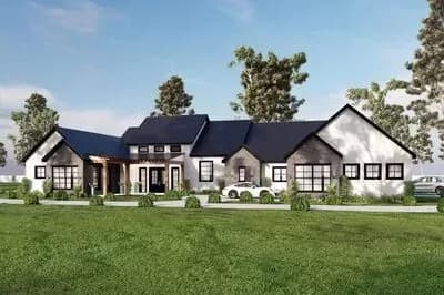 4251 Square Foot Modern Farmhouse with Guest Casita