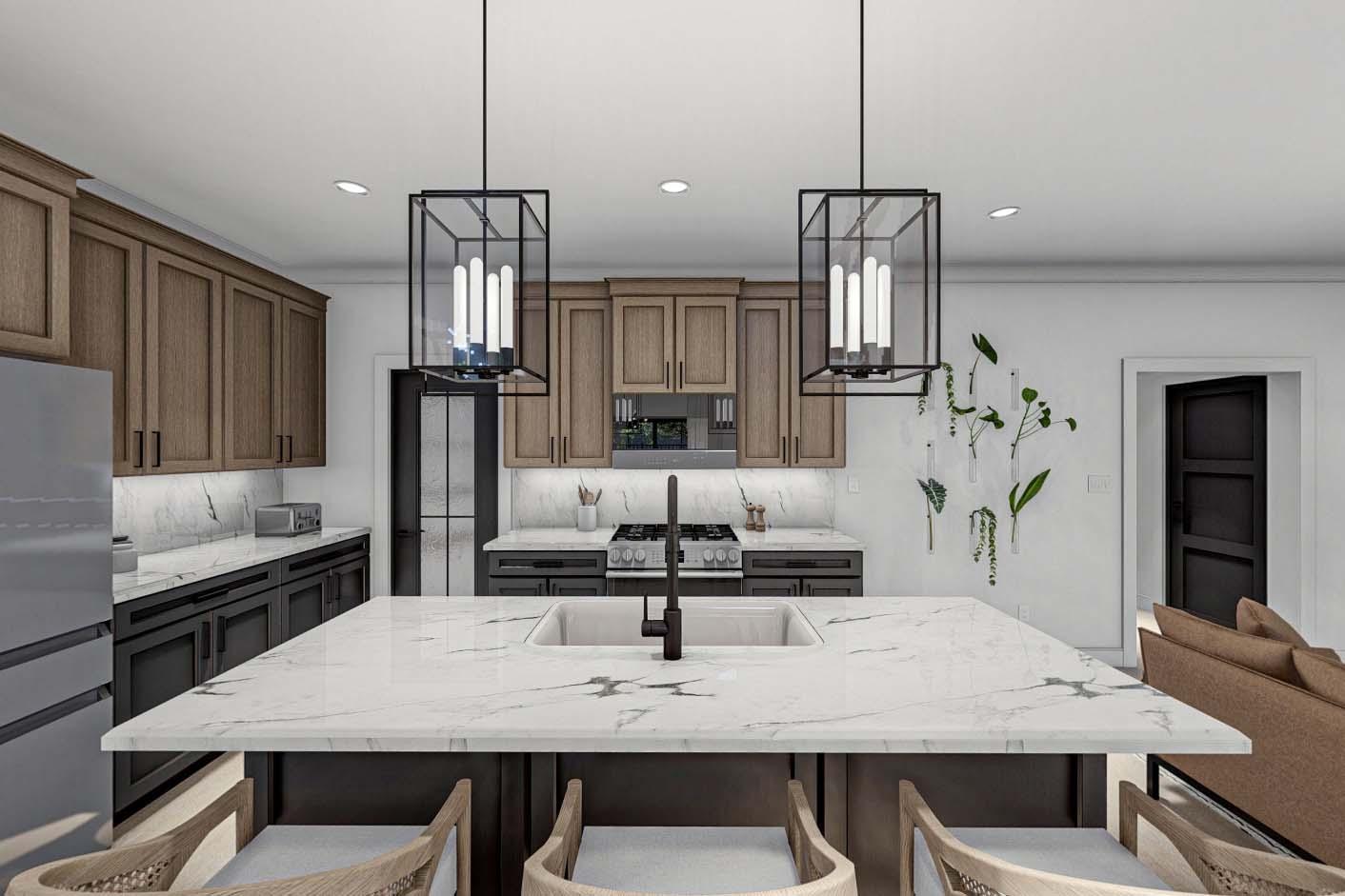 Plan 623280DJ: Modern Craftsman-Style Duplex House Plan with 3 Bed Units Under 1850 Square Feet - Virtual Tour Cover Image - Craftsman, New American