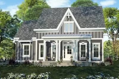 Victorian-Inspired Cottage Under 3500 Square Feet with Finished Lower Level