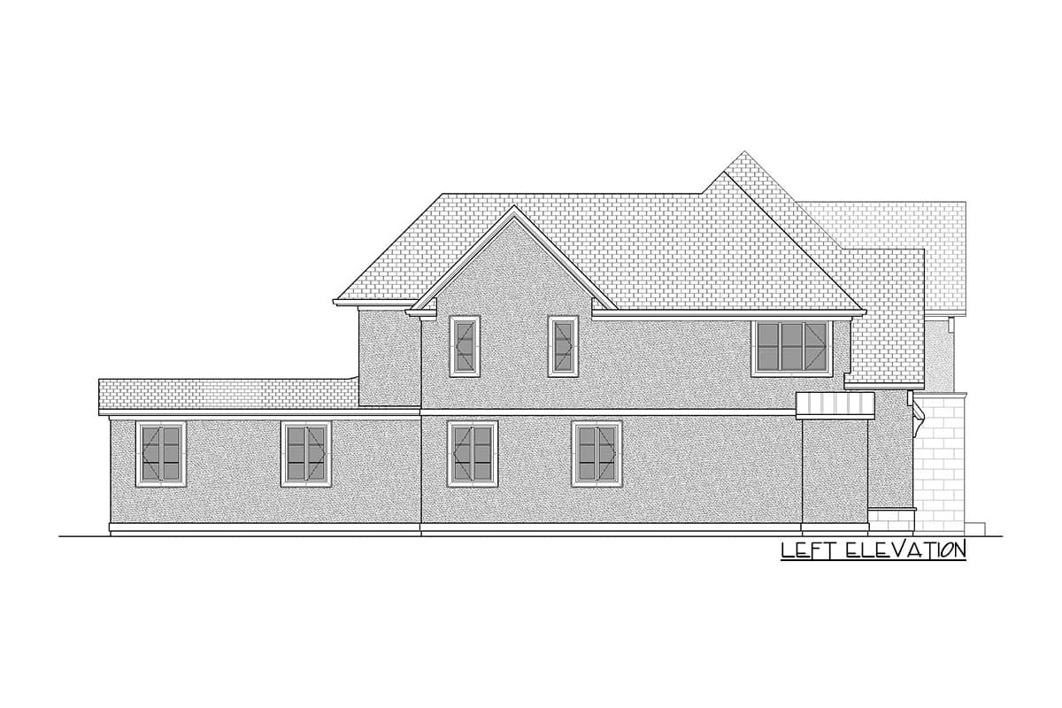 Plan 770514JME: Contemporary French Country Plan with Two-Story Great Room and Outdoor Fireplace - Image #36 - Contemporary, European, French Country, Transitional