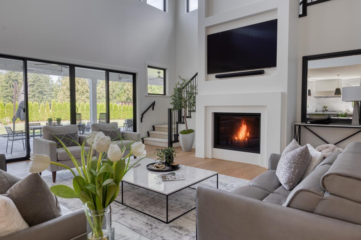 Plan 770514JME: Contemporary French Country Plan with Two-Story Great Room and Outdoor Fireplace - Image #9 - Contemporary, European, French Country, Transitional