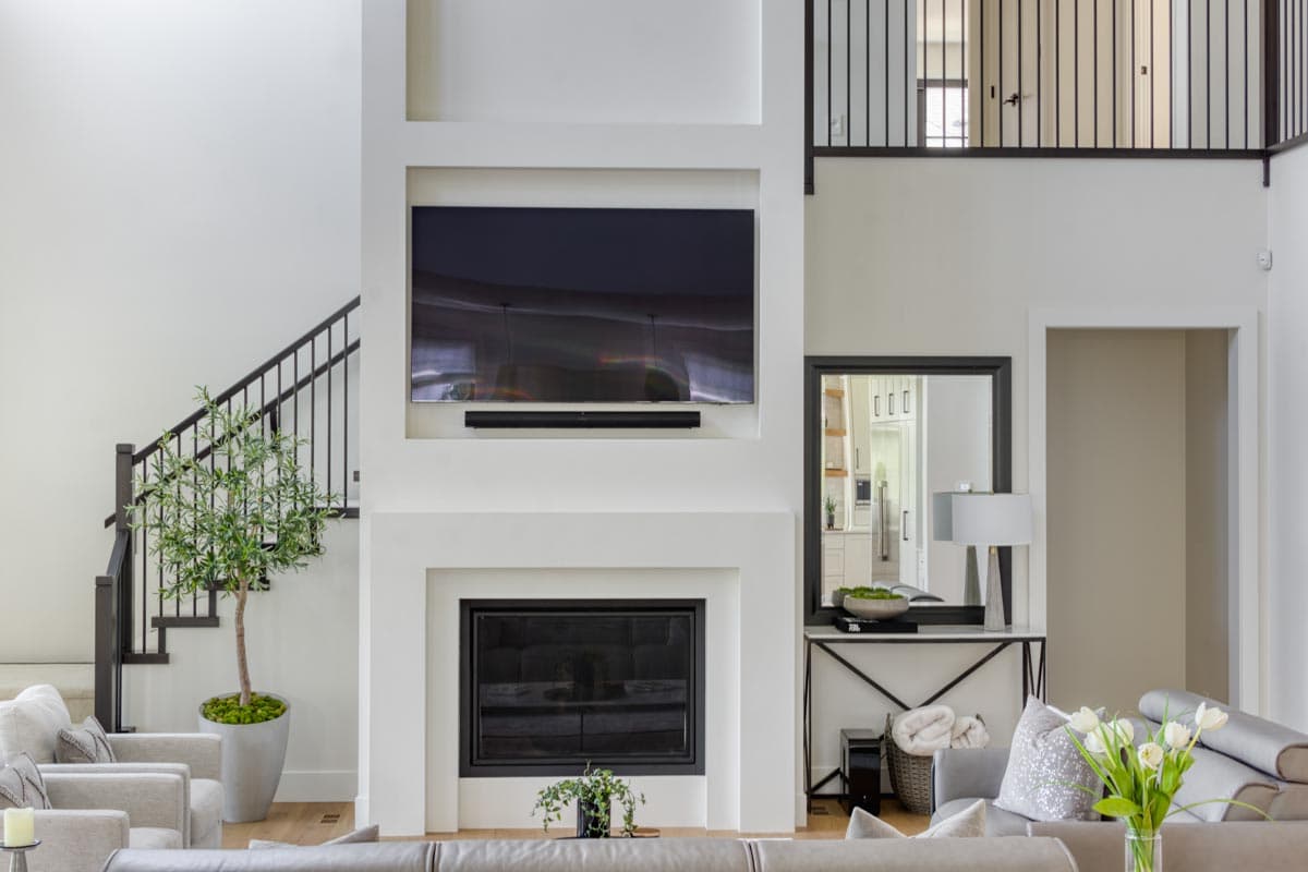 Plan 770514JME: Contemporary French Country Plan with Two-Story Great Room and Outdoor Fireplace - Image #10 - Contemporary, European, French Country, Transitional