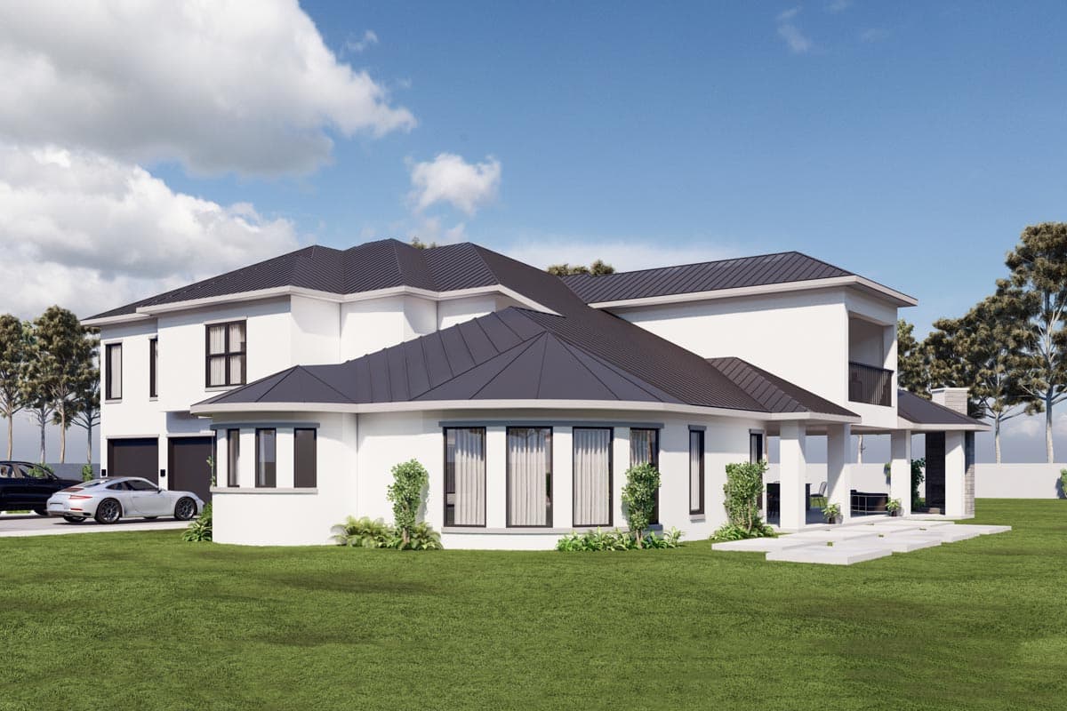 Plan 430089LY: Contemporary 2-Story House Plan with Indoor-Outdoor Living - Image #5 - Contemporary, New American, Transitional