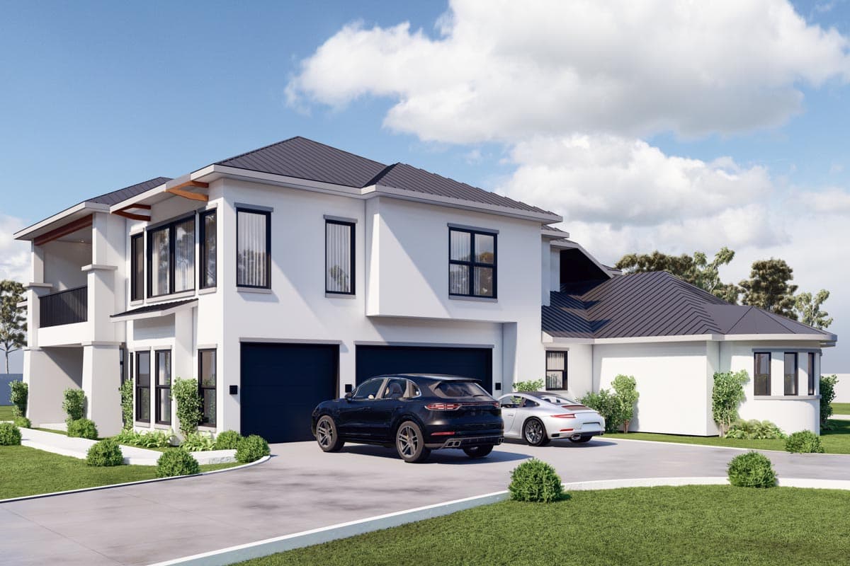 Plan 430089LY: Contemporary 2-Story House Plan with Indoor-Outdoor Living - Image #6 - Contemporary, New American, Transitional