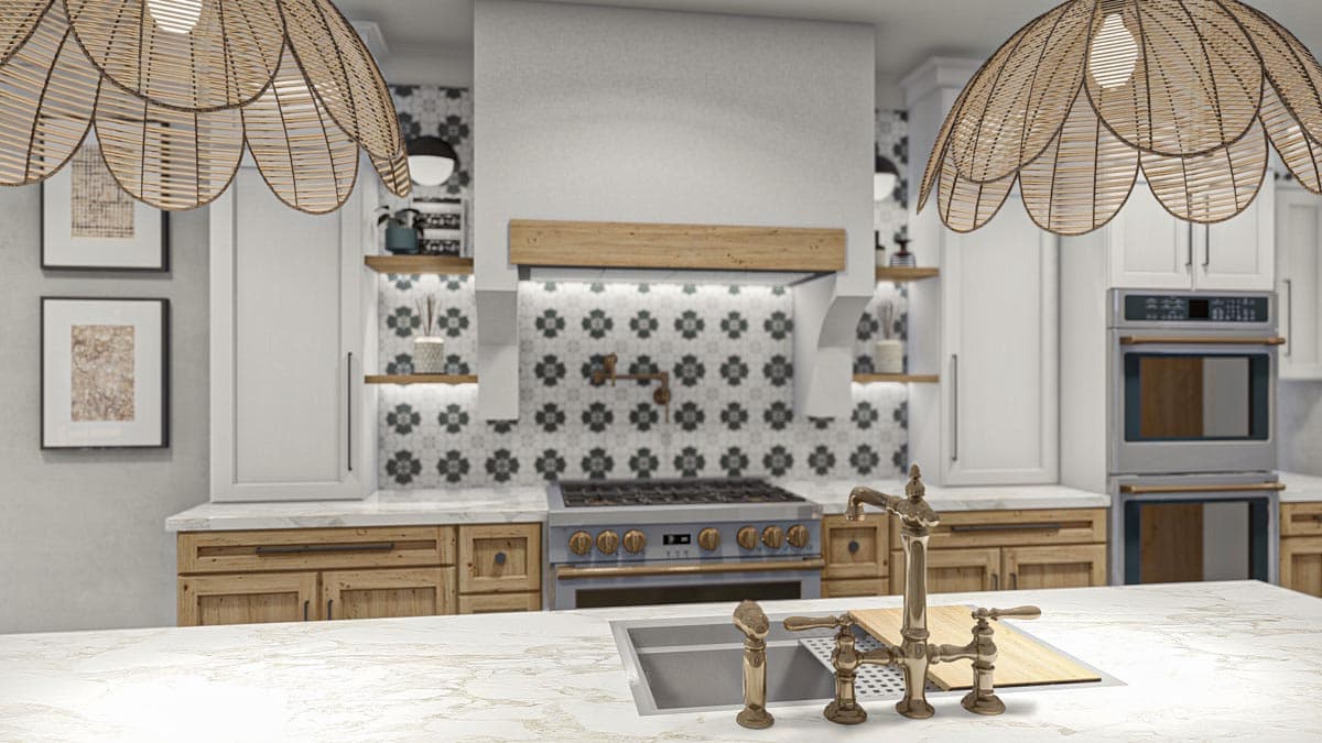 Plan 623281DJ: 4 Bed Southwest House Plan Under 3000 Sq Ft - Image #14 - Adobe , Southwest, Spanish