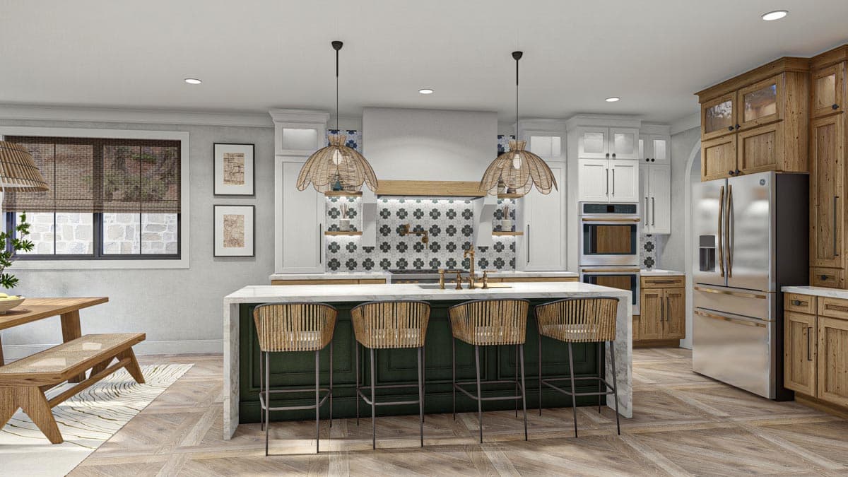 Plan 623281DJ: 4 Bed Southwest House Plan Under 3000 Sq Ft - Image #15 - Adobe , Southwest, Spanish
