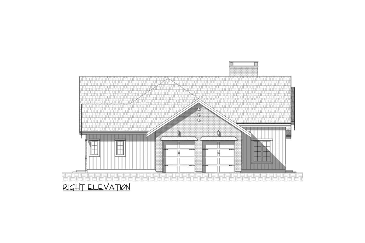 Plan 330013WLE: Transitional 3-Bed House Plan with Home Office and Pass-Thru Bar - Image #10 - Cottage, Country, European, Transitional