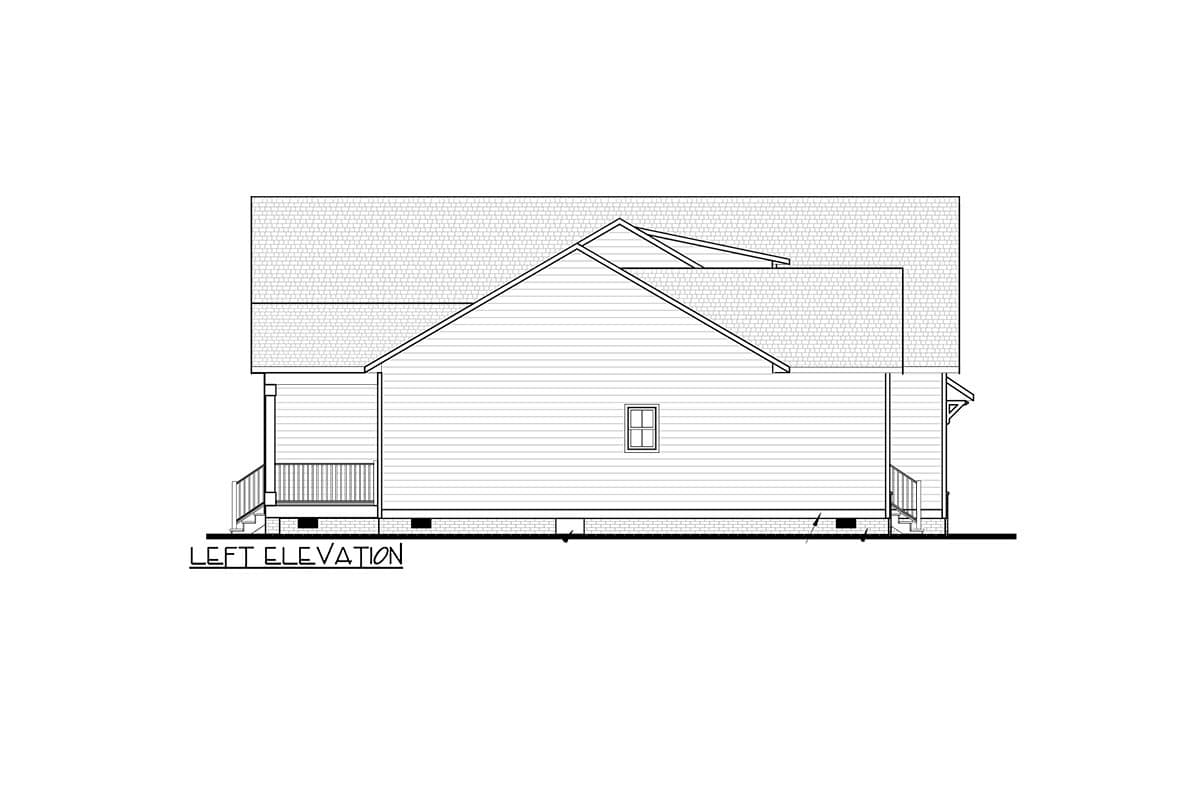 Plan 83651CRW: 3-Bed Modern Farmhouse with Two-Story Great Room and Bonus Room - 1664 Sq Ft - Image #13 - Country, Craftsman, Modern Farmhouse, New American, Ranch