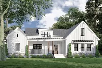 3-Bed Modern Farmhouse with Two-Story Great Room and Bonus Room - 1664 Sq Ft