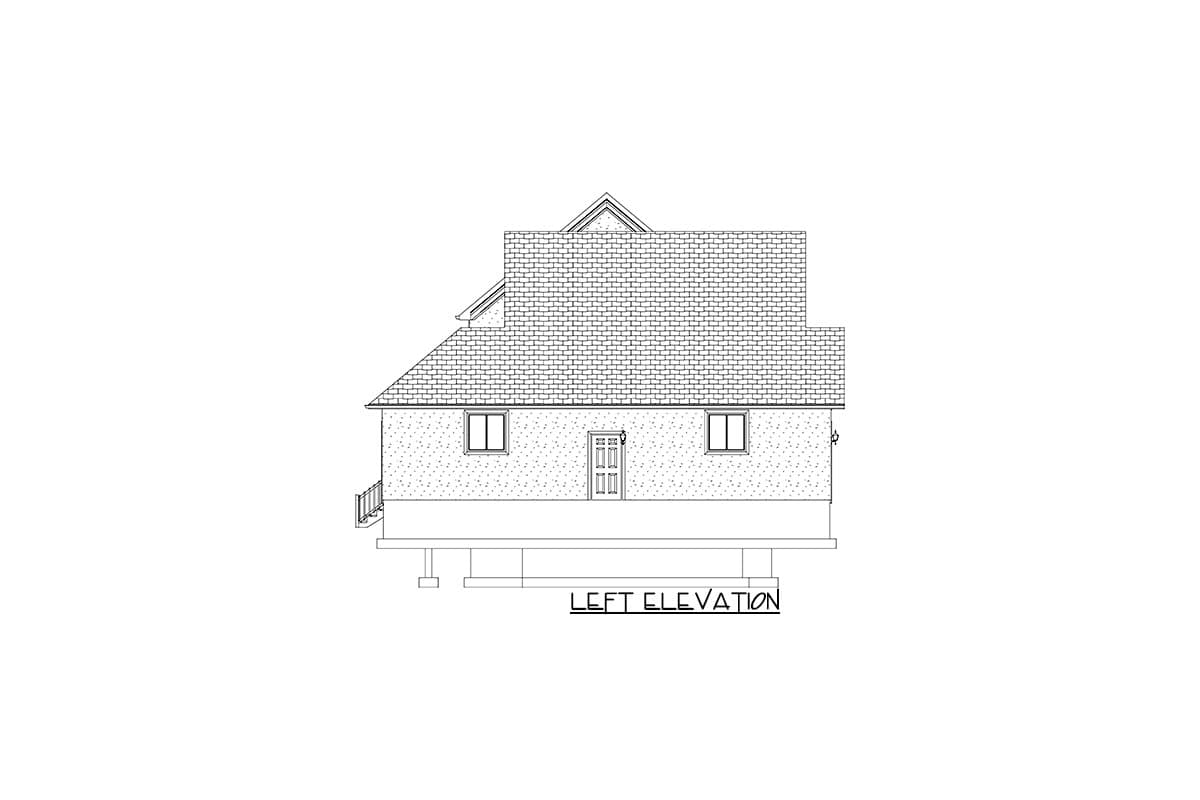 Plan 61241UT: Traditional 5 Bed Home Plan with RV Garage and Possible Lower Level ADU Apartment  - Image #29 - Country, Traditional