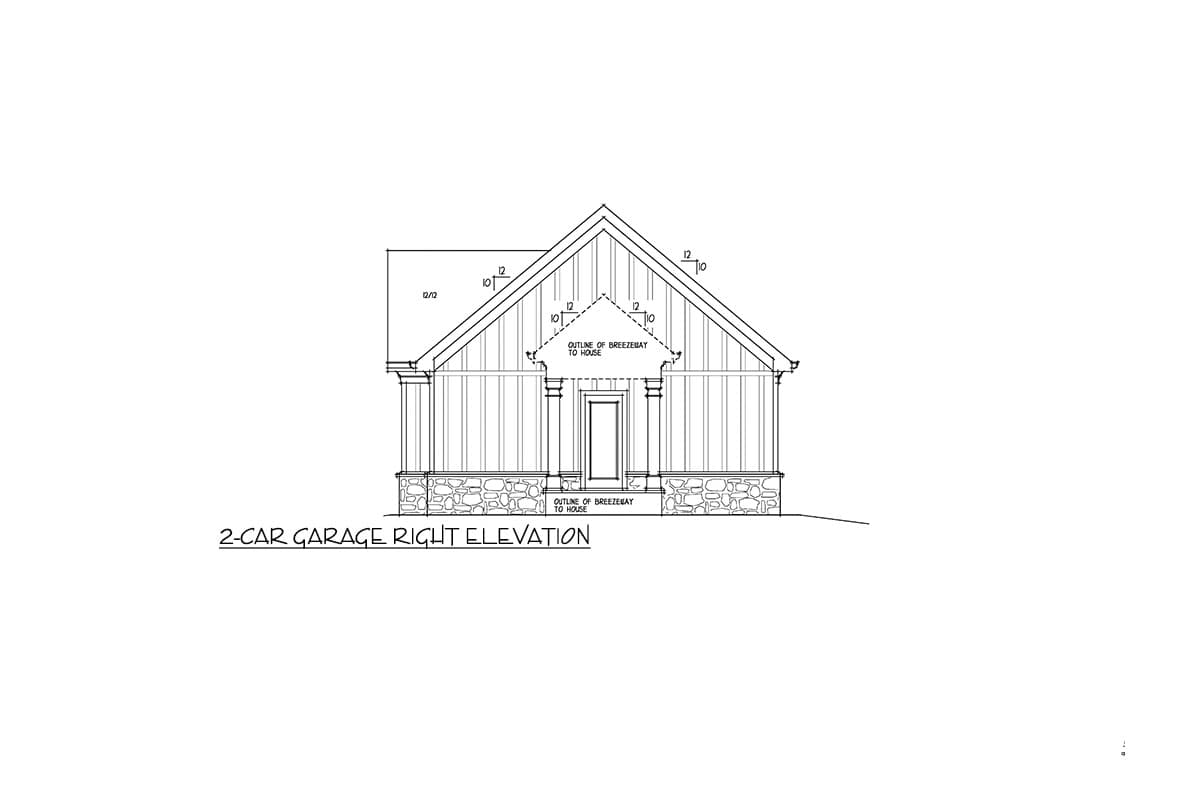 Plan 92391MX: 3-Bed Modern Craftsman House Plan with Outdoor Living Room - 2400 Sq Ft - Image #13 - Craftsman, Mountain, New American, Rustic