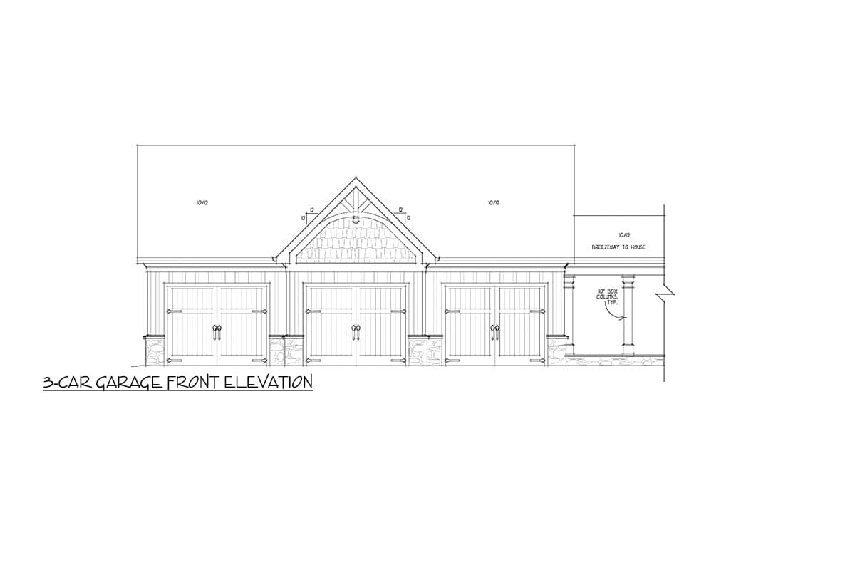 Plan 92391MX: 3-Bed Modern Craftsman House Plan with Outdoor Living Room - 2400 Sq Ft - Image #14 - Craftsman, Mountain, New American, Rustic