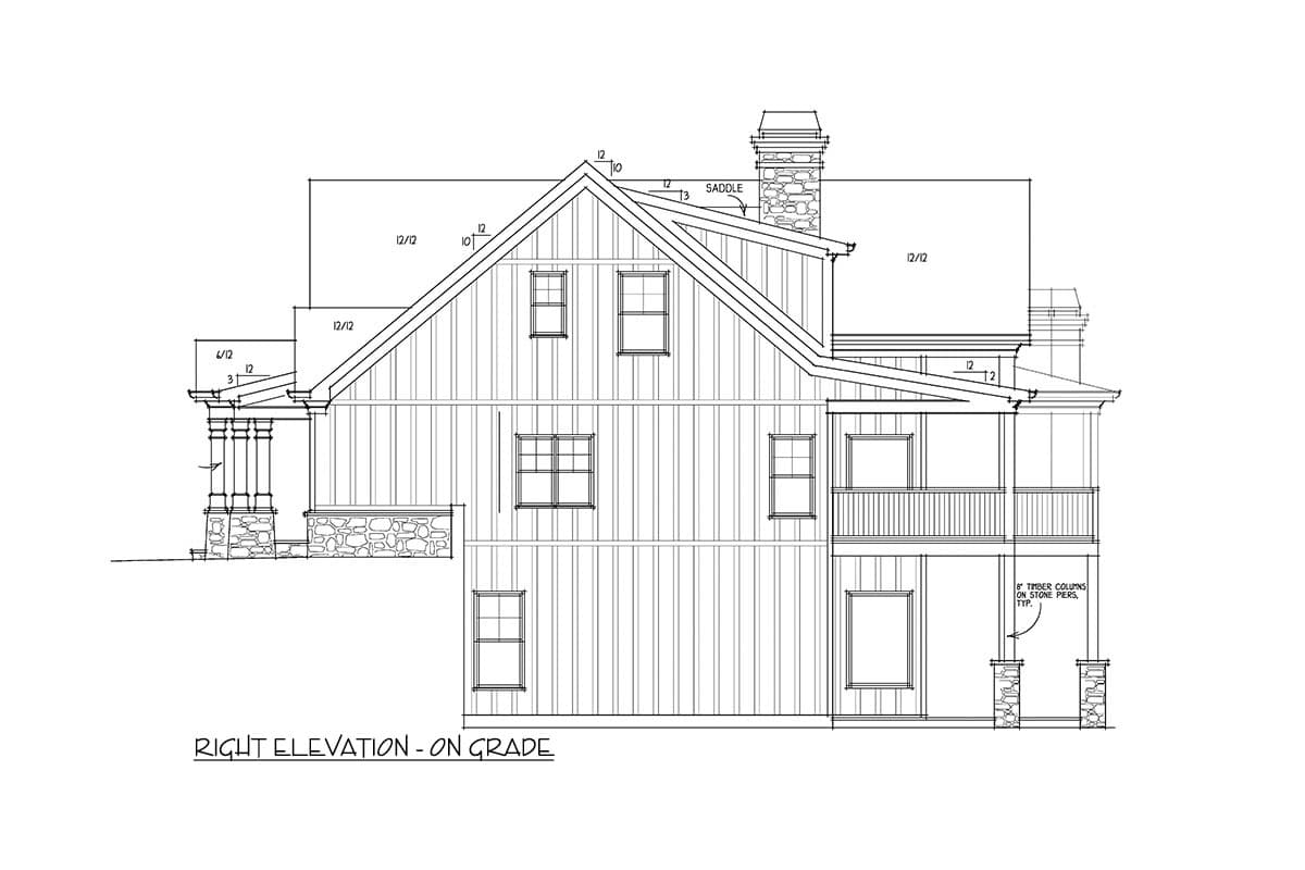 Plan 92391MX: 3-Bed Modern Craftsman House Plan with Outdoor Living Room - 2400 Sq Ft - Image #9 - Craftsman, Mountain, New American, Rustic