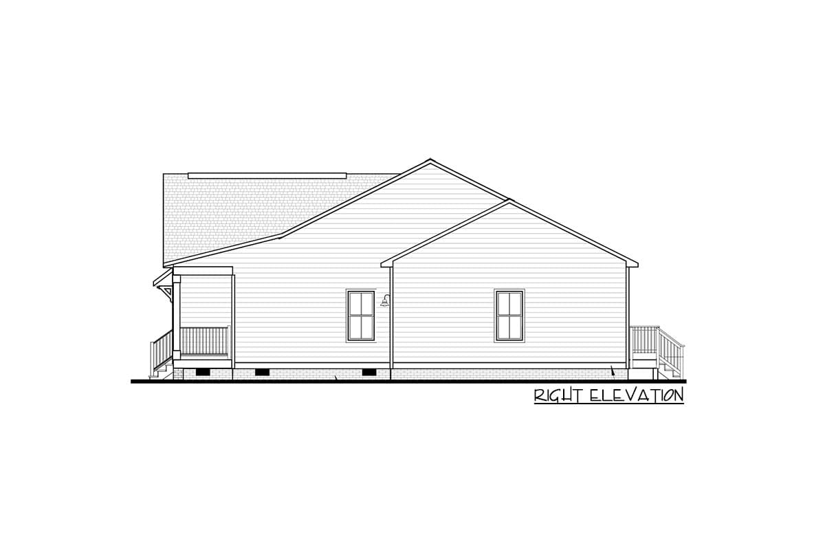 Plan 83652CRW: New American Farmhouse Plan Under 1700 Square Feet Offering One-Story Living - Image #9 - Cottage, Country, Modern Farmhouse, New American, Ranch, Traditional