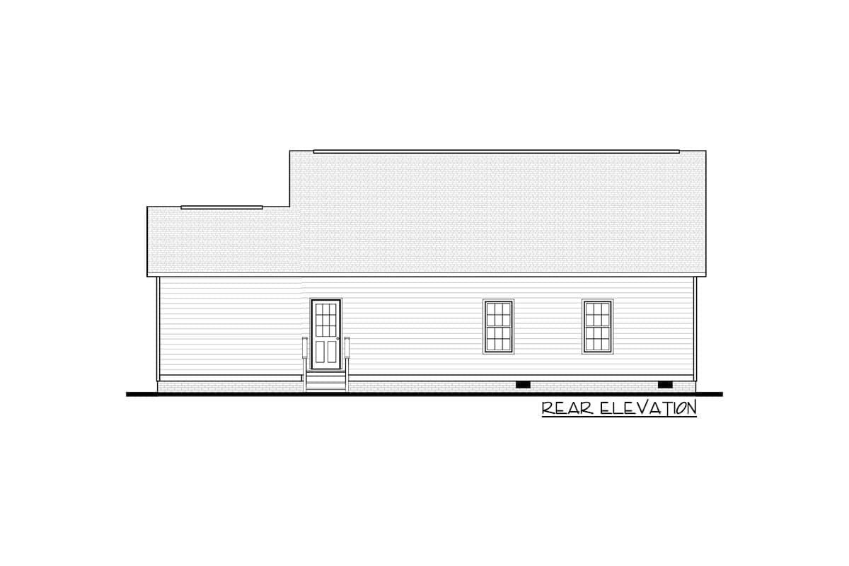Plan 83653CRW: One-Story Country Home Plan Under 1700 Square Feet with 3 Bedrooms - Image #8 - Country, Ranch, Traditional
