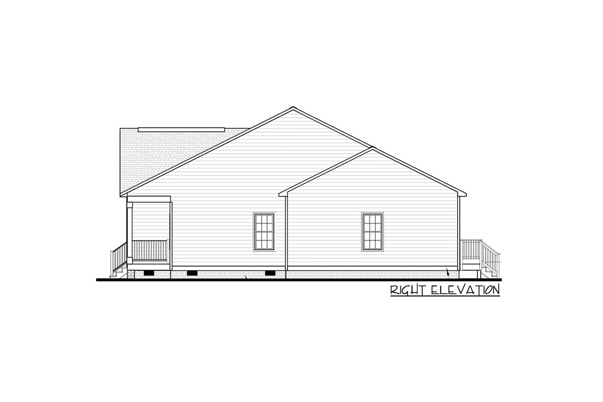 Plan 83653CRW: One-Story Country Home Plan Under 1700 Square Feet with 3 Bedrooms - Image #9 - Country, Ranch, Traditional