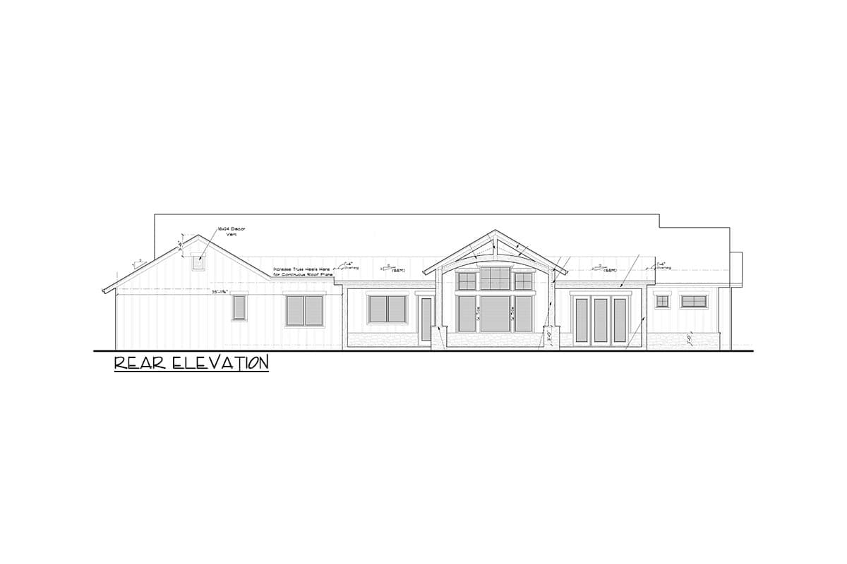 Plan 95217RW: 2 Bed Mountain Craftsman House Plan Under 2600 Square Feet with 3-Car Garage - Image #30 - Country, Craftsman, Modern Farmhouse, Mountain, New American, Ranch