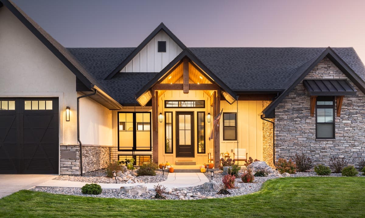 Plan 95218RW: Mountain Craftsman House Plan Under 4900 Sq Ft Designed for a Rear-Sloping Lot with Two Offices - Image #4 - Craftsman, Mountain, New American, Ranch