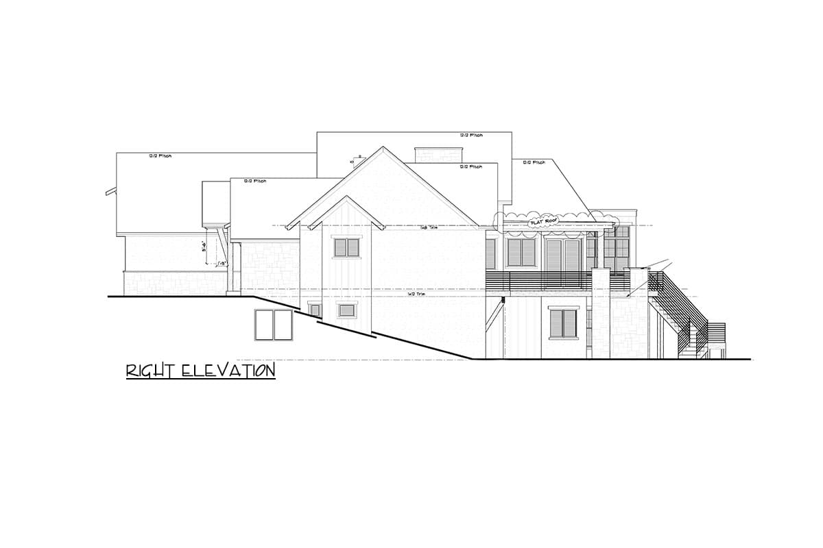 Plan 95218RW: Mountain Craftsman House Plan Under 4900 Sq Ft Designed for a Rear-Sloping Lot with Two Offices - Image #16 - Craftsman, Mountain, New American, Ranch