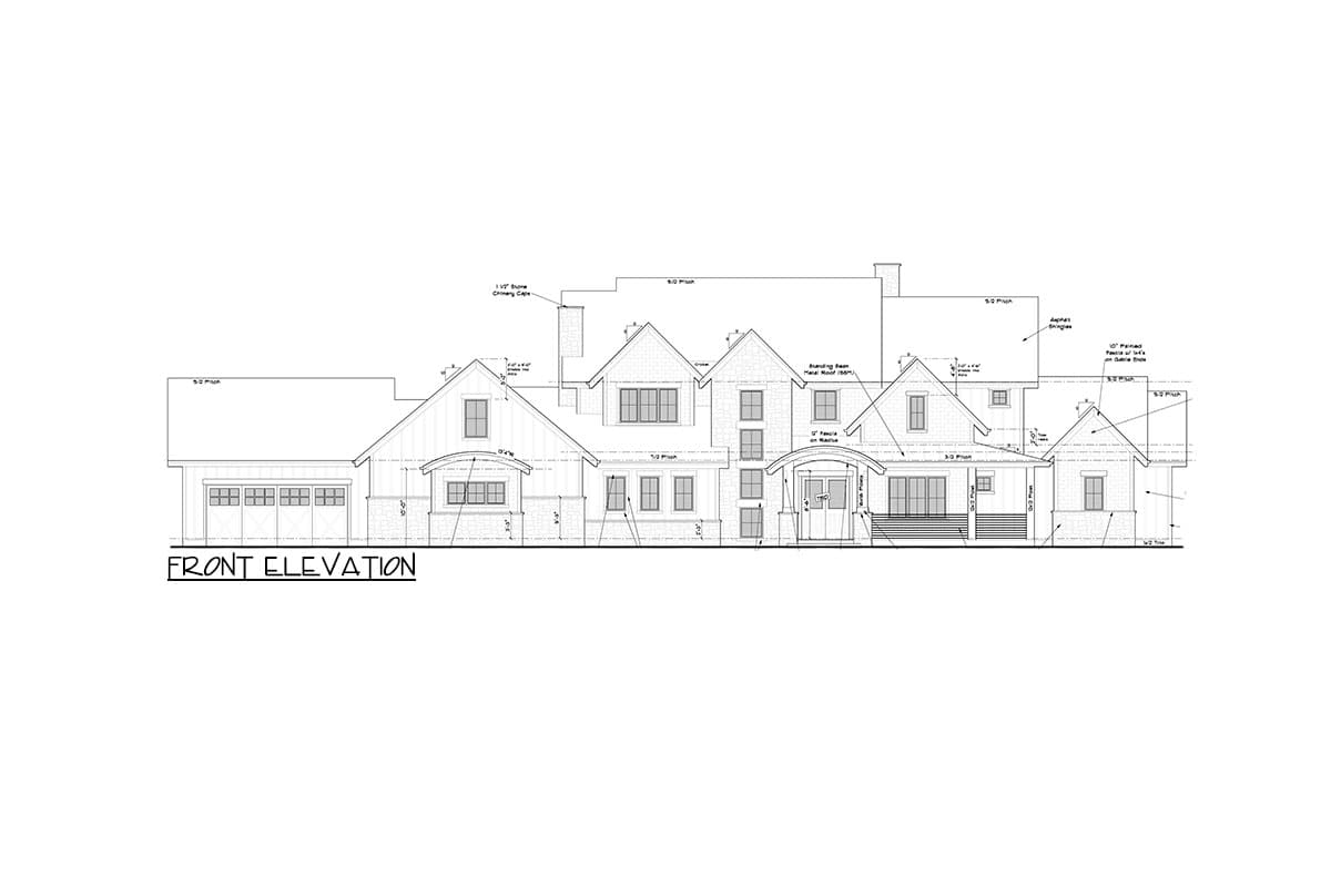Plan 95219RW: Transitional Farmhouse Plan with Home Office and 4-Car Garage and Lower Level Expansion - Image #26 - Modern Farmhouse, New American, Transitional