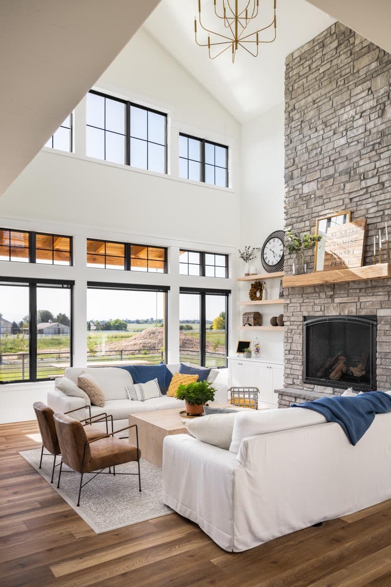 Plan 95219RW: Transitional Farmhouse Plan with Home Office and 4-Car Garage and Lower Level Expansion - Image #8 - Modern Farmhouse, New American, Transitional