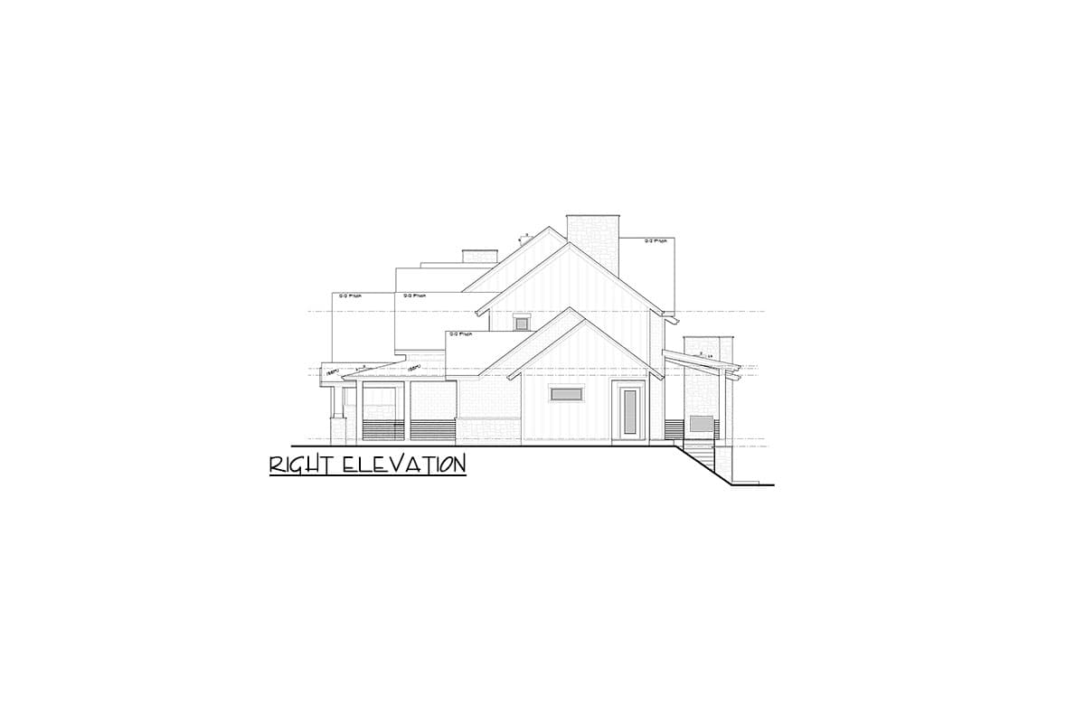 Plan 95219RW: Transitional Farmhouse Plan with Home Office and 4-Car Garage and Lower Level Expansion - Image #29 - Modern Farmhouse, New American, Transitional