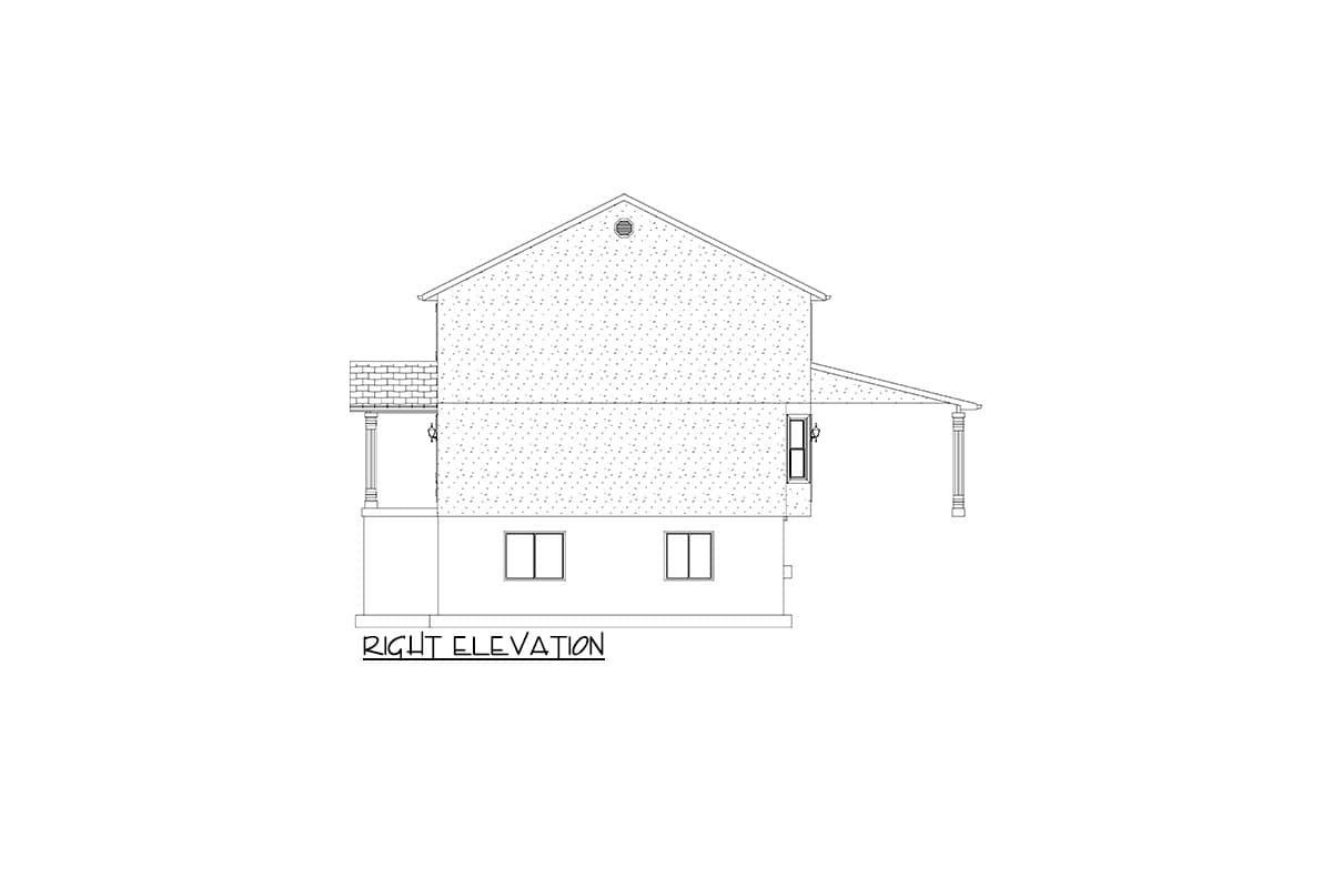 Plan 61237UT: 4-Bed Traditional House Plan Under 2200 Square Feet with Home Office and Expansion Possibilities - Image #30 - Colonial, Traditional