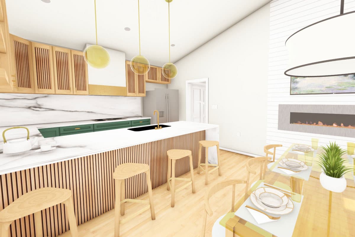 Plan 67768MG: New American House Plan with 3 Beds and 2-Car Garage - 1360 Sq Ft - Virtual Tour Cover Image - Country, Craftsman, New American, Ranch