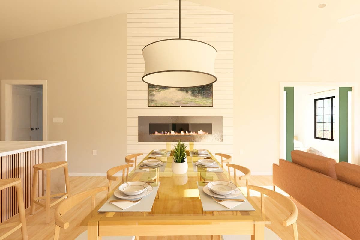 Plan 67768MG: New American House Plan with 3 Beds and 2-Car Garage - 1360 Sq Ft - Image #7 - Country, Craftsman, New American, Ranch