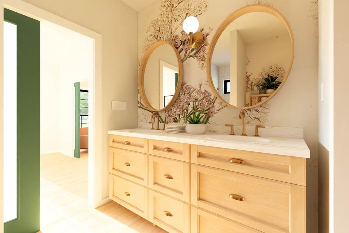 Plan 67768MG: New American House Plan with 3 Beds and 2-Car Garage - 1360 Sq Ft - Image #14 - Country, Craftsman, New American, Ranch