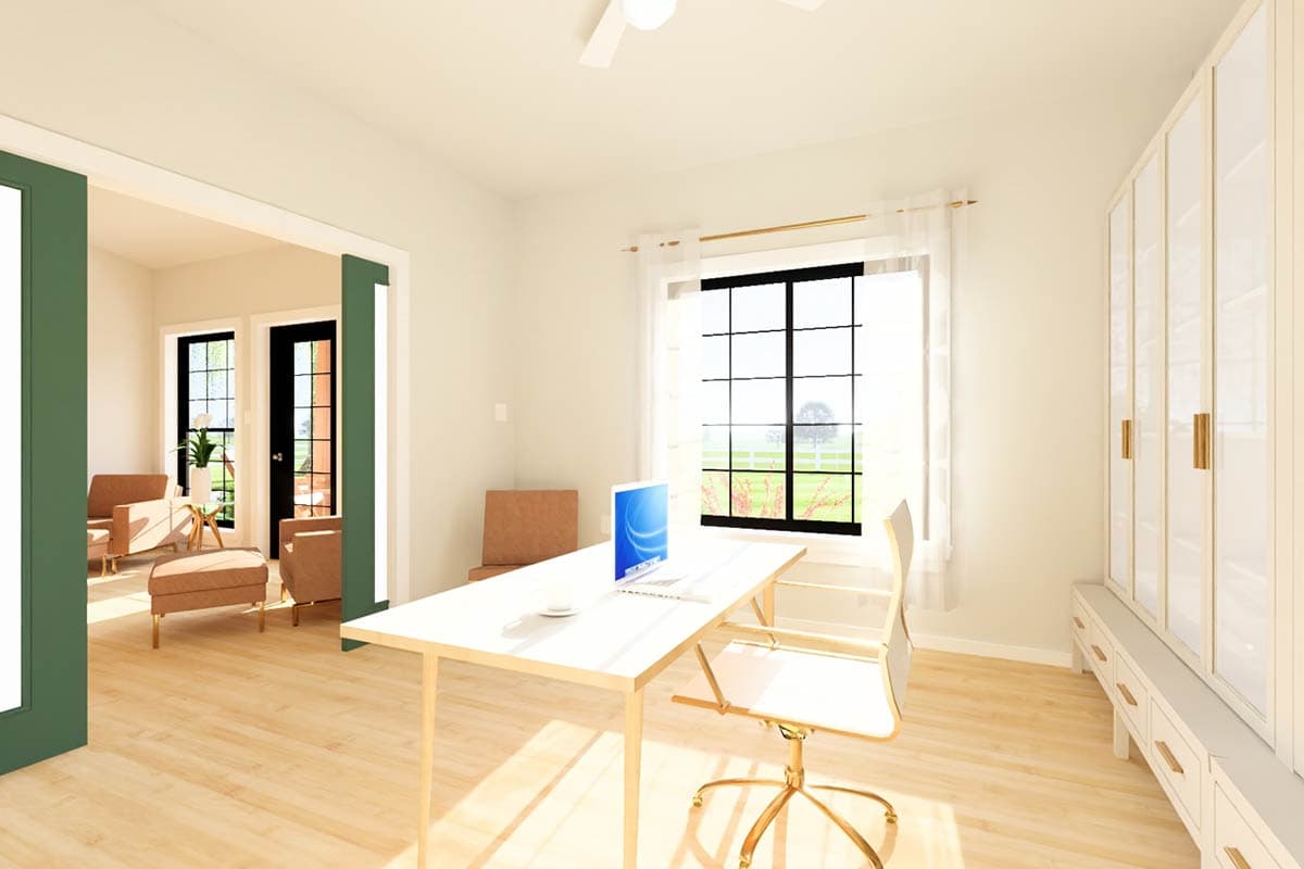 Plan 67768MG: New American House Plan with 3 Beds and 2-Car Garage - 1360 Sq Ft - Image #21 - Country, Craftsman, New American, Ranch