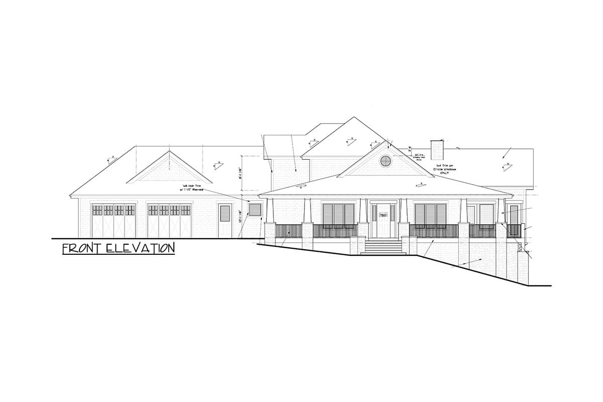 Plan 95224RW: 3700 Square Foot Mountain Farmhouse with Wraparound Porch and Lower Level Expansion - Image #25 - Country, Farmhouse, Mountain, Rustic