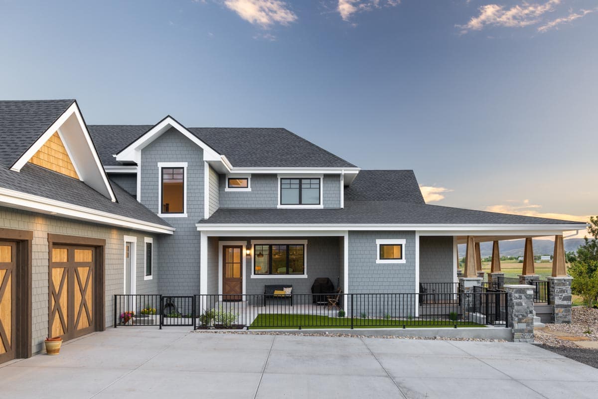 Plan 95224RW: 3700 Square Foot Mountain Farmhouse with Wraparound Porch and Lower Level Expansion - Image #4 - Country, Farmhouse, Mountain, Rustic