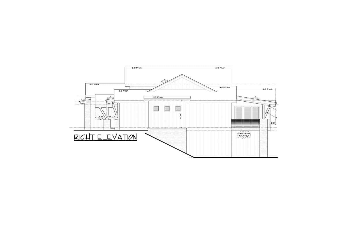 Plan 95225RW: 2601 Square Foot New American House Plan with 3-Car Garage Designed for Rear View Lots - Image #27 - Country, Craftsman, Mountain, New American, Ranch
