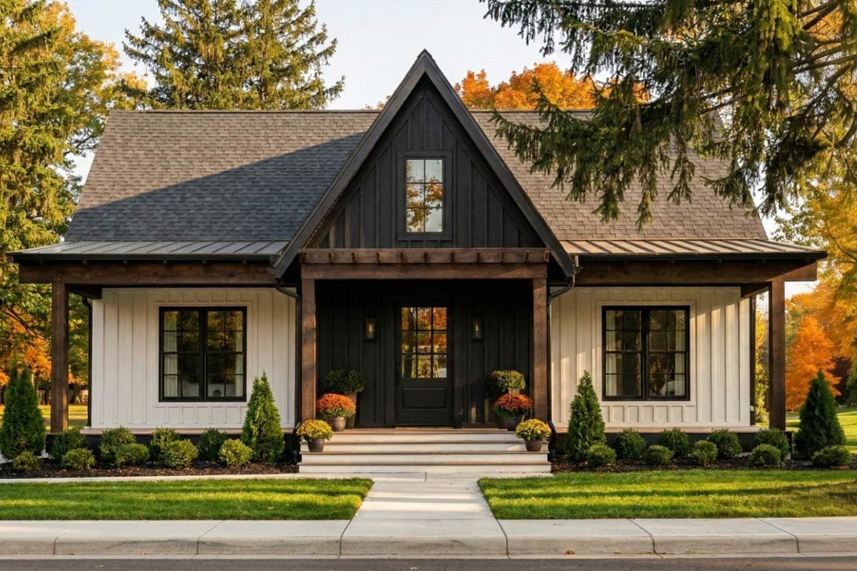 Plan image - 420113WNT:Craftsman Cottage with Vaulted Great Room and Optional Lower Level Expansion - 1368 Sq Ft