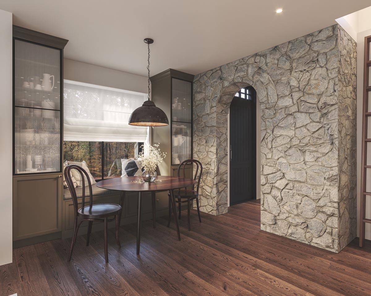 Plan 22656DR: Compact Contemporary Cottage with Upstairs Master Suite with Private Terrace and Bunk Room - Image #12 - Contemporary, Cottage, New American, Rustic, Vacation